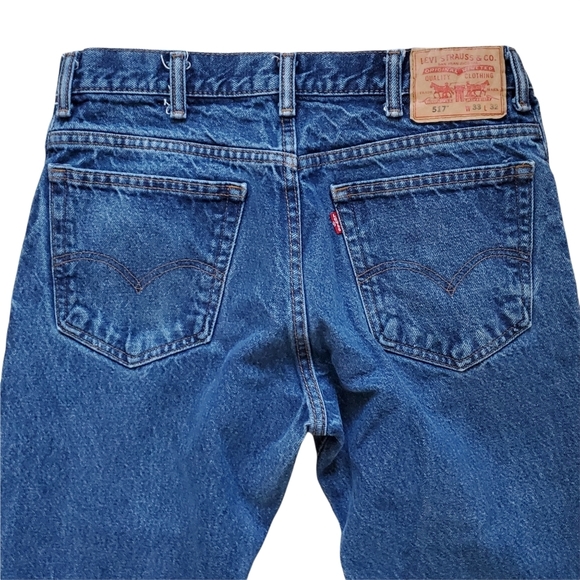 Levi's Other - Y2K Levi's 517 Bootcut Jeans Medium Indigo Blue Wash 33x32